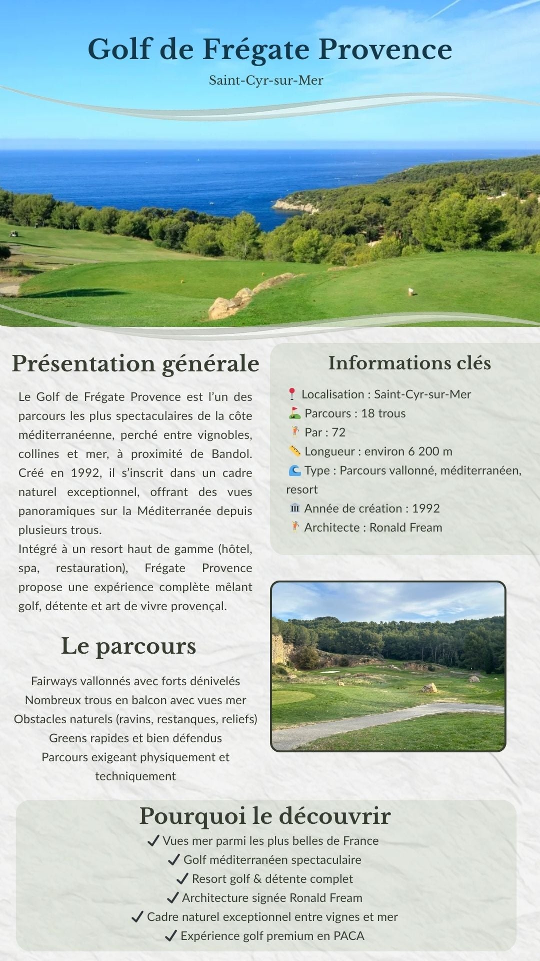 Les Meilleurs Golfs de Provence-Alpes-Côte d’Azur – Guide Ebook