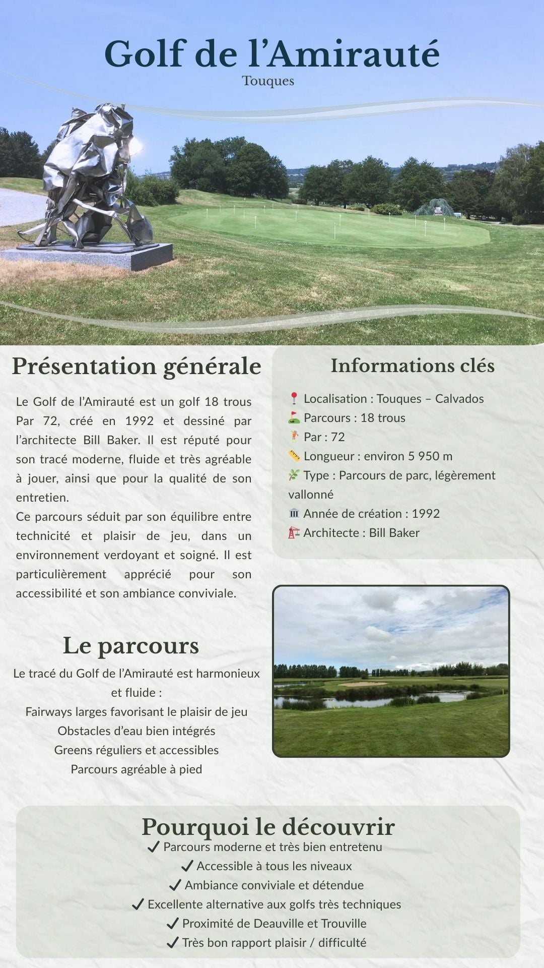 Les Meilleurs Golfs de Normandie – Guide Ebook