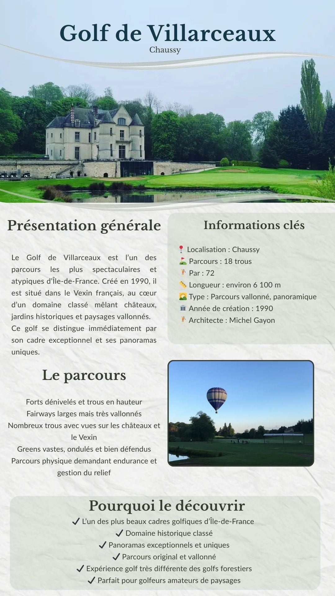 Les Meilleurs Golfs d’Île-de-France – Guide Ebook