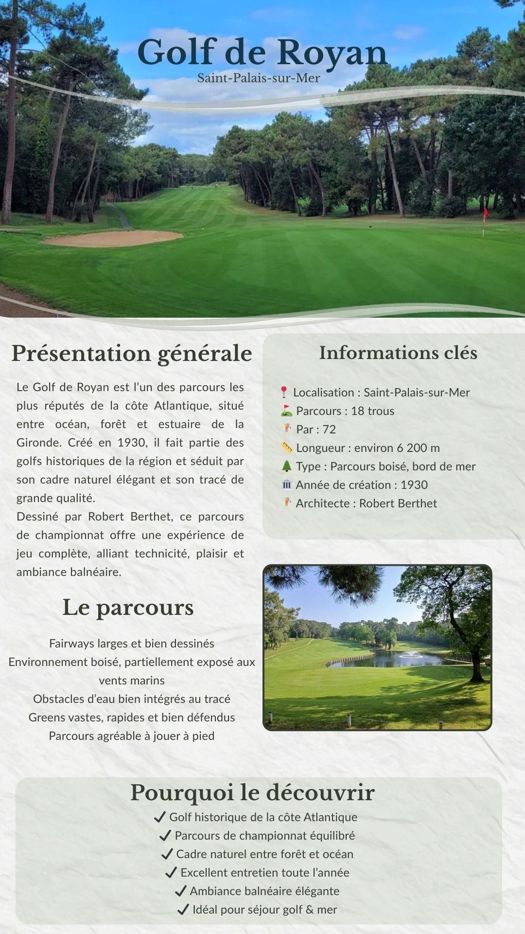 Les Meilleurs Golfs de Nouvelle-Aquitaine – Guide Ebook