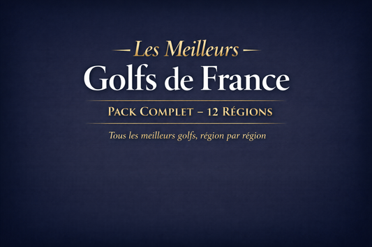 Pack Complet – Les Meilleurs Golfs de France (12 Régions) – Ebook